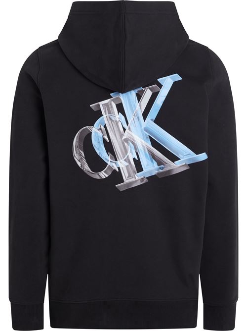felpa CALVIN KLEIN | J30J325161BEH NERO